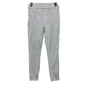 ⭐️ SPANX Grey Patterned Jean-ish Ankle Skinny Slimming Contouring Jeans